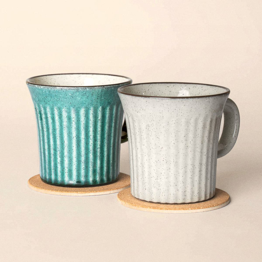 Mug Set — Mino Ware Kairagi Pair