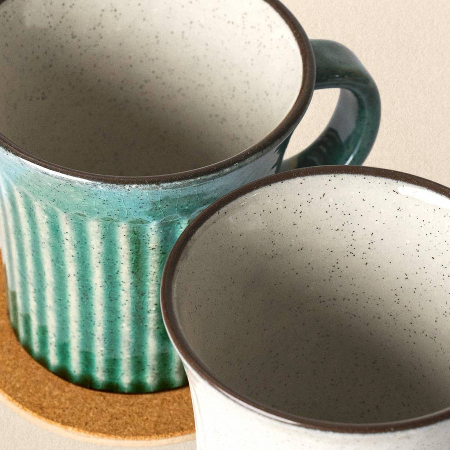 Mug Set — Mino Ware Kairagi Pair