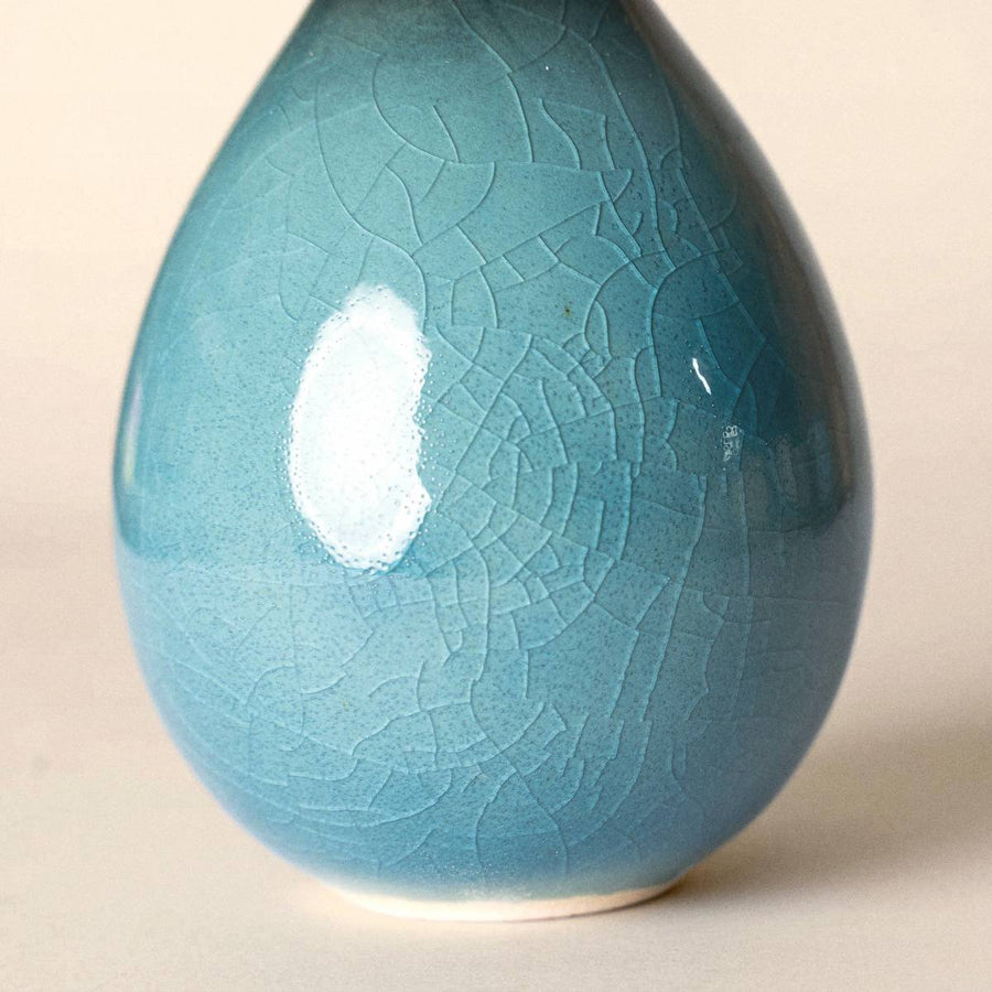 Vase - Ichirin Zashi | Two Tone Ocean Blue