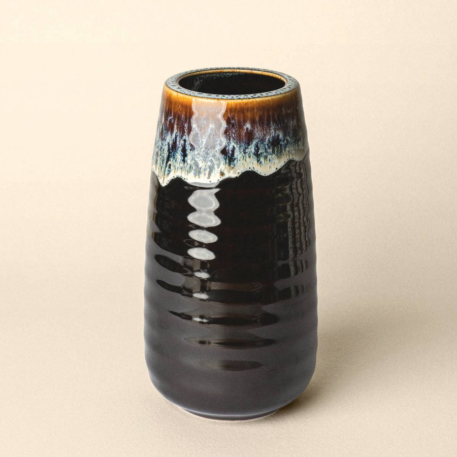 Vase - Tenmoku-Nagashi Cylinder