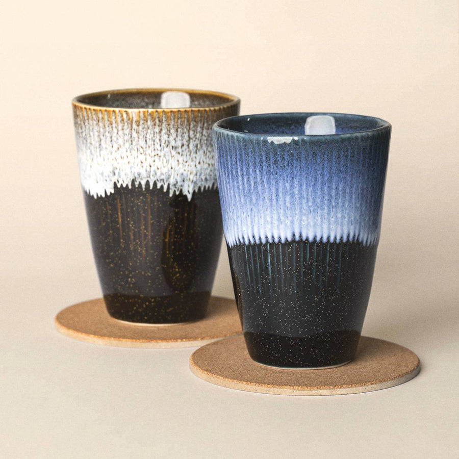 Cup Set — Aurora Iridescent Pair