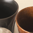 Rock Cup Set — Seto Ware Kiln-Shaved (Set of 5)