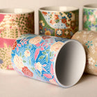 Japanese Teacup Set — Kyo Yuzen (Set of 5)