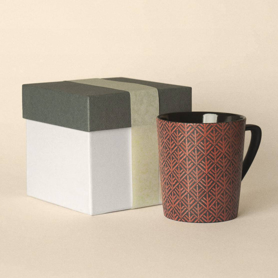 Mug | Black Stained Red Wooden | Limited Edition