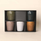 Cup Set — Mino Ware Sogime Gosai (Set of 5)