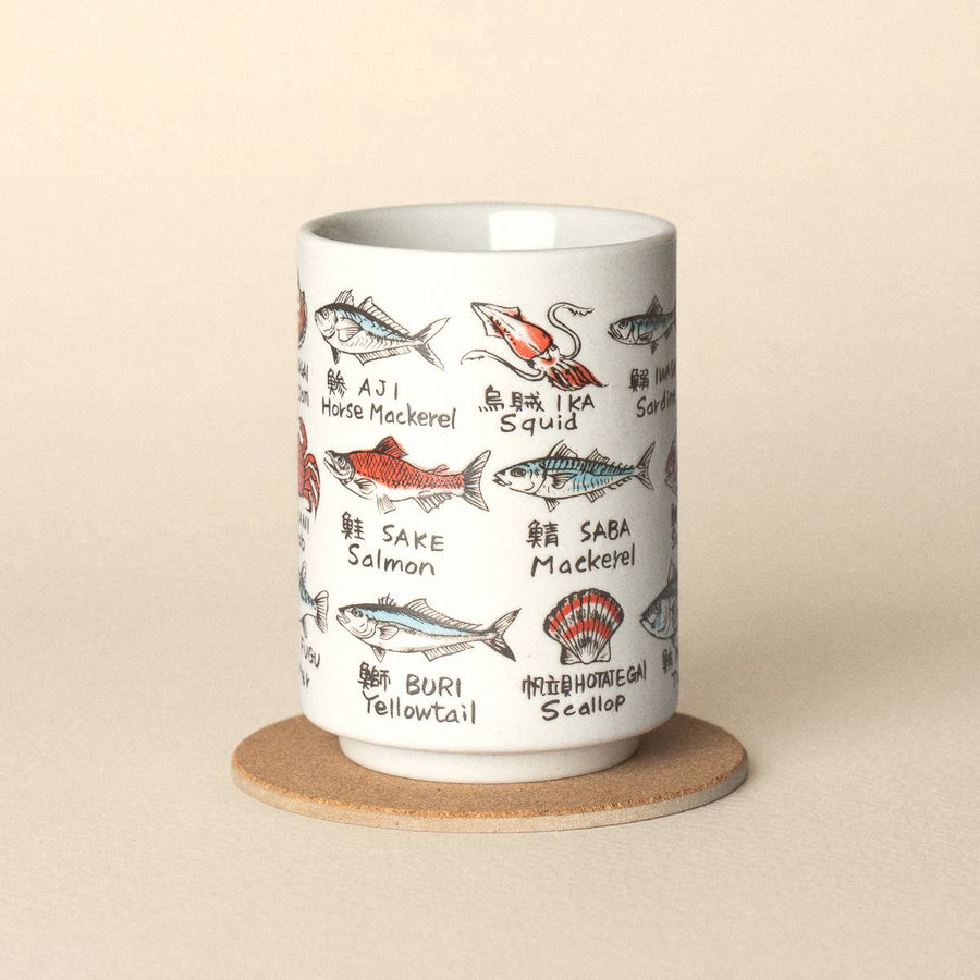 Mug - Fish 270ml - angled view