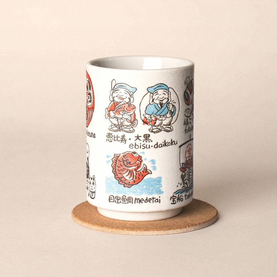 Mug - Lucky Symbols 270ml - angled view
