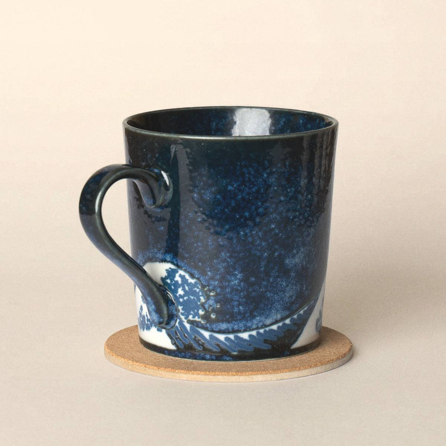 Mug Set - Hokusai Wave and Wind Pair