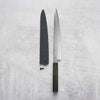 Touroku Sakai Kagayaki VG10 Damascus Tsuchime Sujihiki 240mm