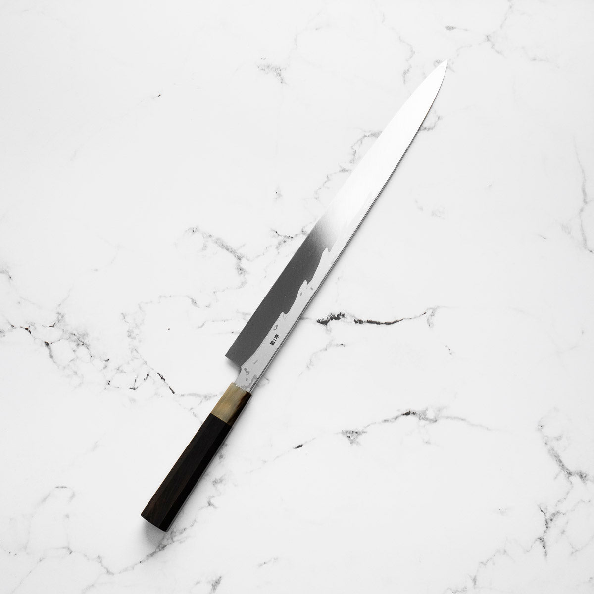 Yamawaki Hamono Nakagawa Satoshi Blue 1 Damascus Yanagiba 360mm