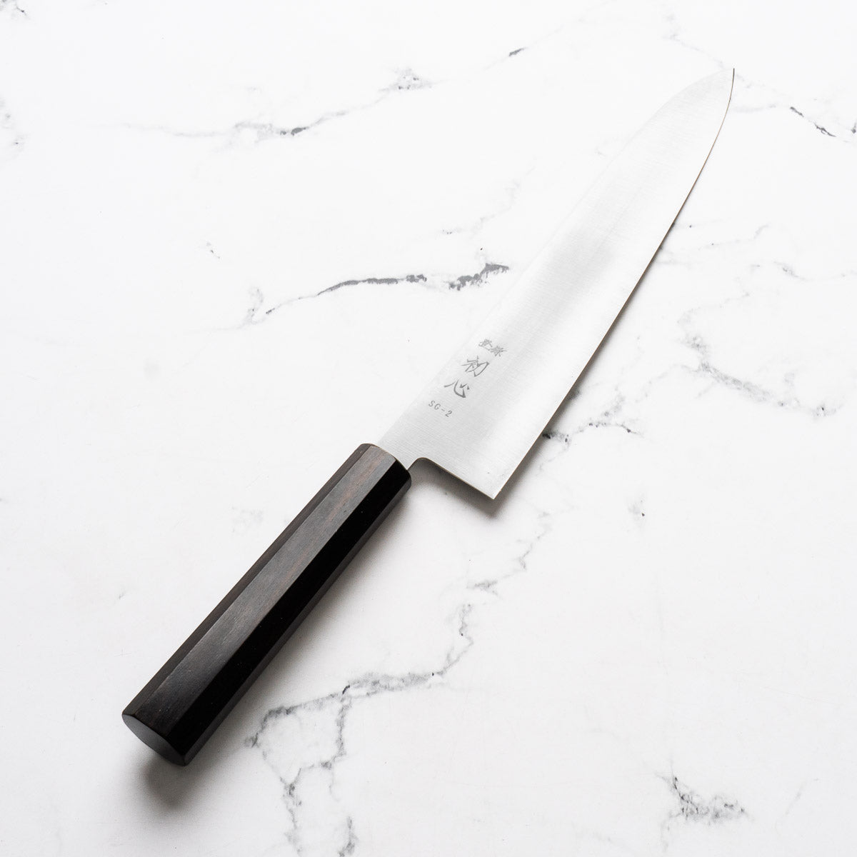 Hatsukokoro Hayabusa SG2 3 Layer Gyuto 240mm - Ebony