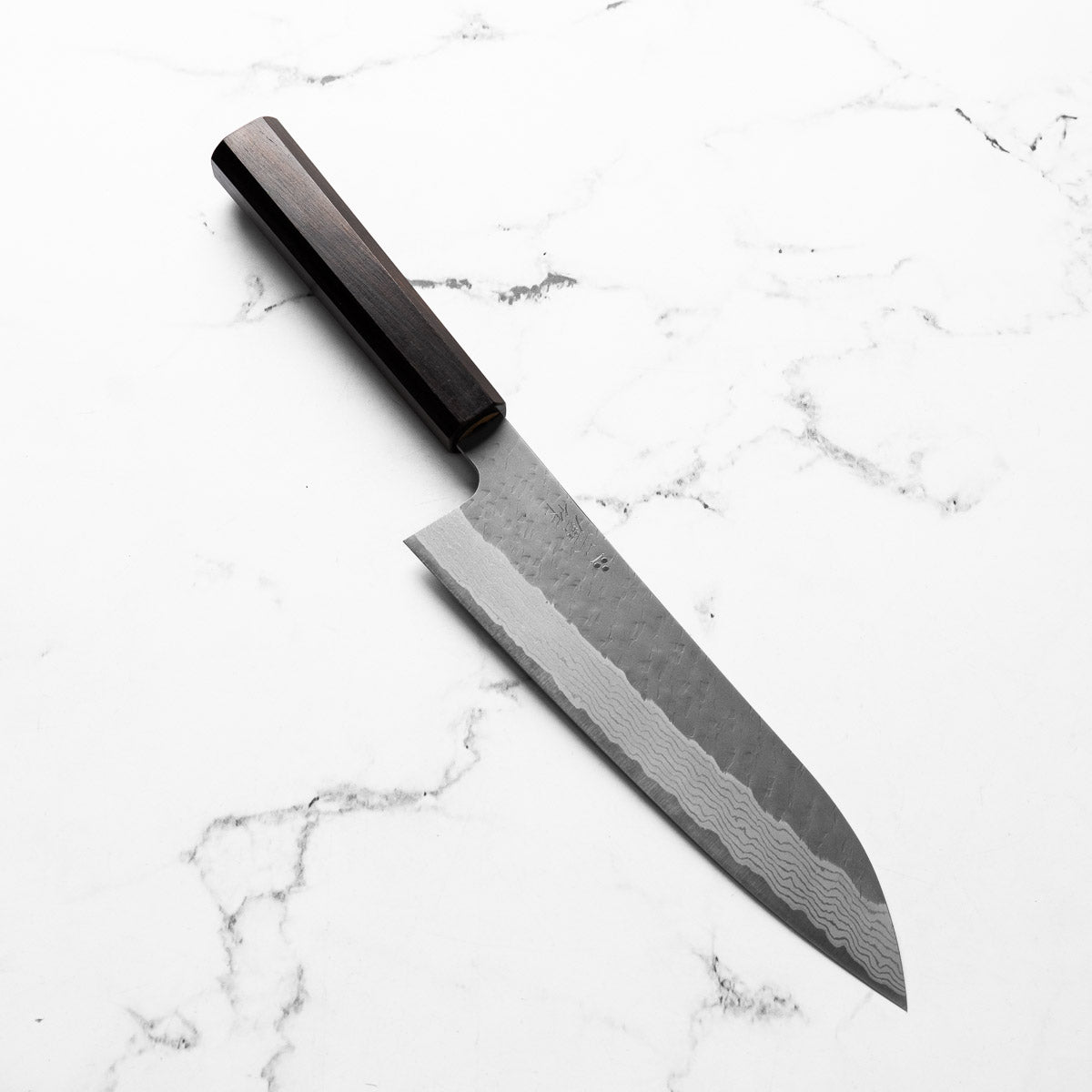Nigara Hamono VG10 Tsuchime Damascus Gyuto 210mm - Ebony