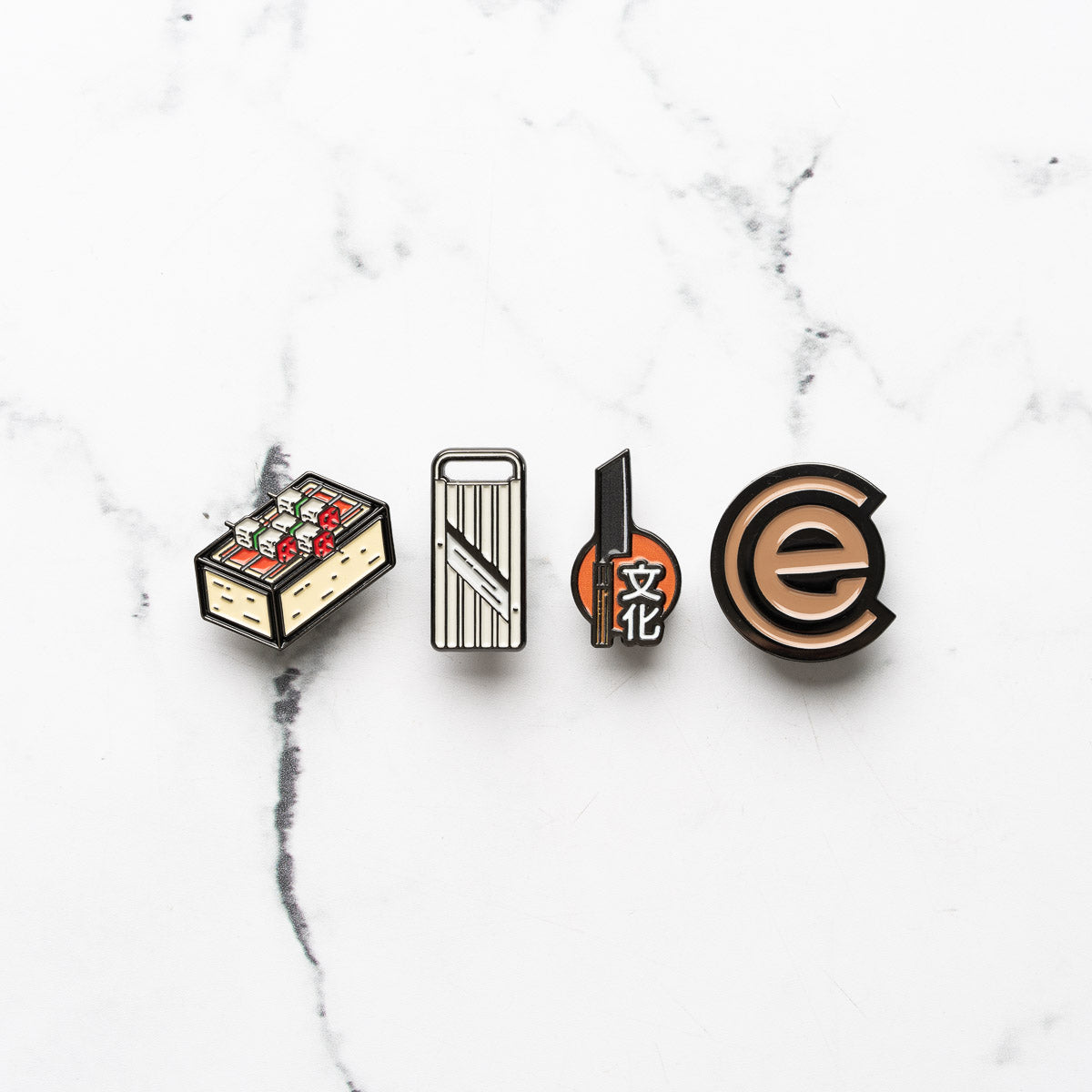 Enamel Pins - 4 Set