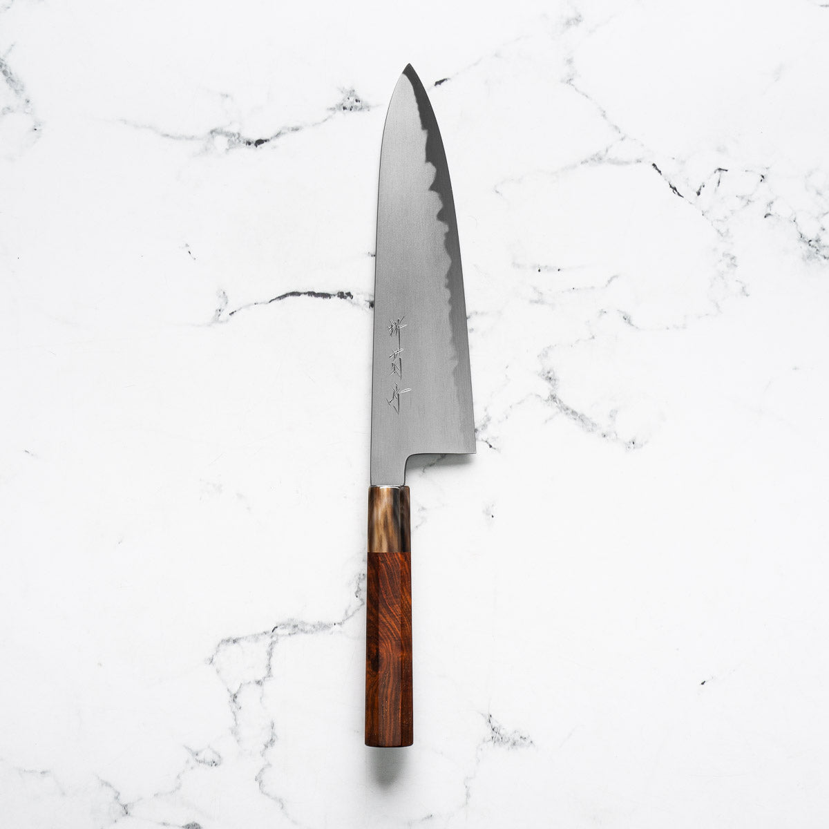 Y.Tanaka x Sakai Kikumori Blue 2 Gyuto 255mm - Siamese Rosewood and Blonde