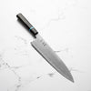 Hatsukokoro Blue 1 Damascus Gyuto 240mm - Turquoise