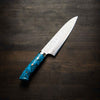 Takeshi Saji R2/SG2 Diamond Damascus Gyuto 210mm - Turquoise