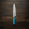 Takeshi Saji R2/SG2 Diamond Damascus Gyuto 210mm - Turquoise