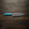 Takeshi Saji R2/SG2 Diamond Damascus Gyuto 210mm - Turquoise
