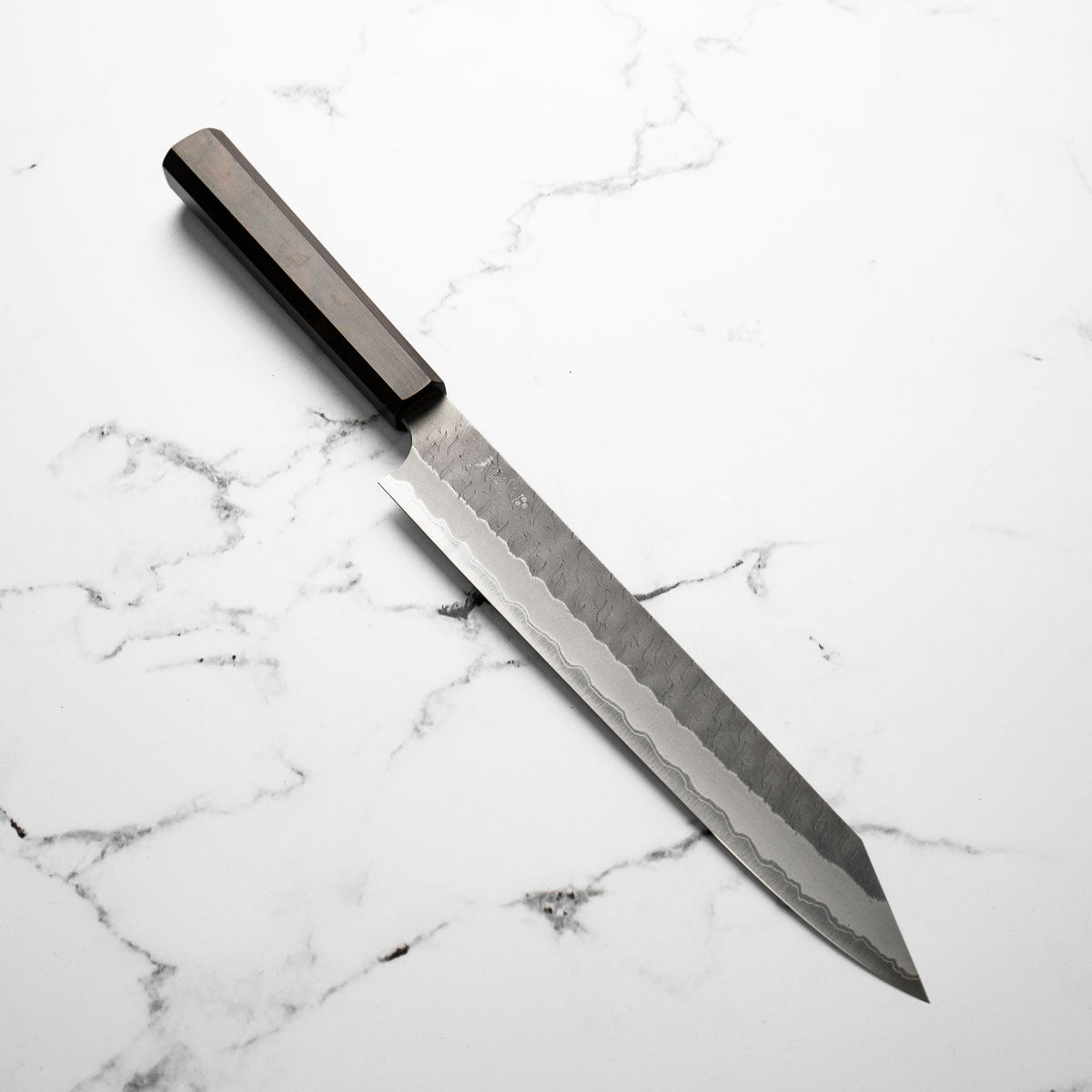 Nigara Hamono Blue Super Tsuchime Kiritsuke Sujihiki 255mm - Ebony