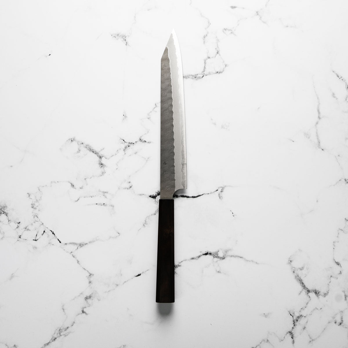Nigara Hamono Blue Super Tsuchime Kiritsuke Sujihiki 255mm - Ebony