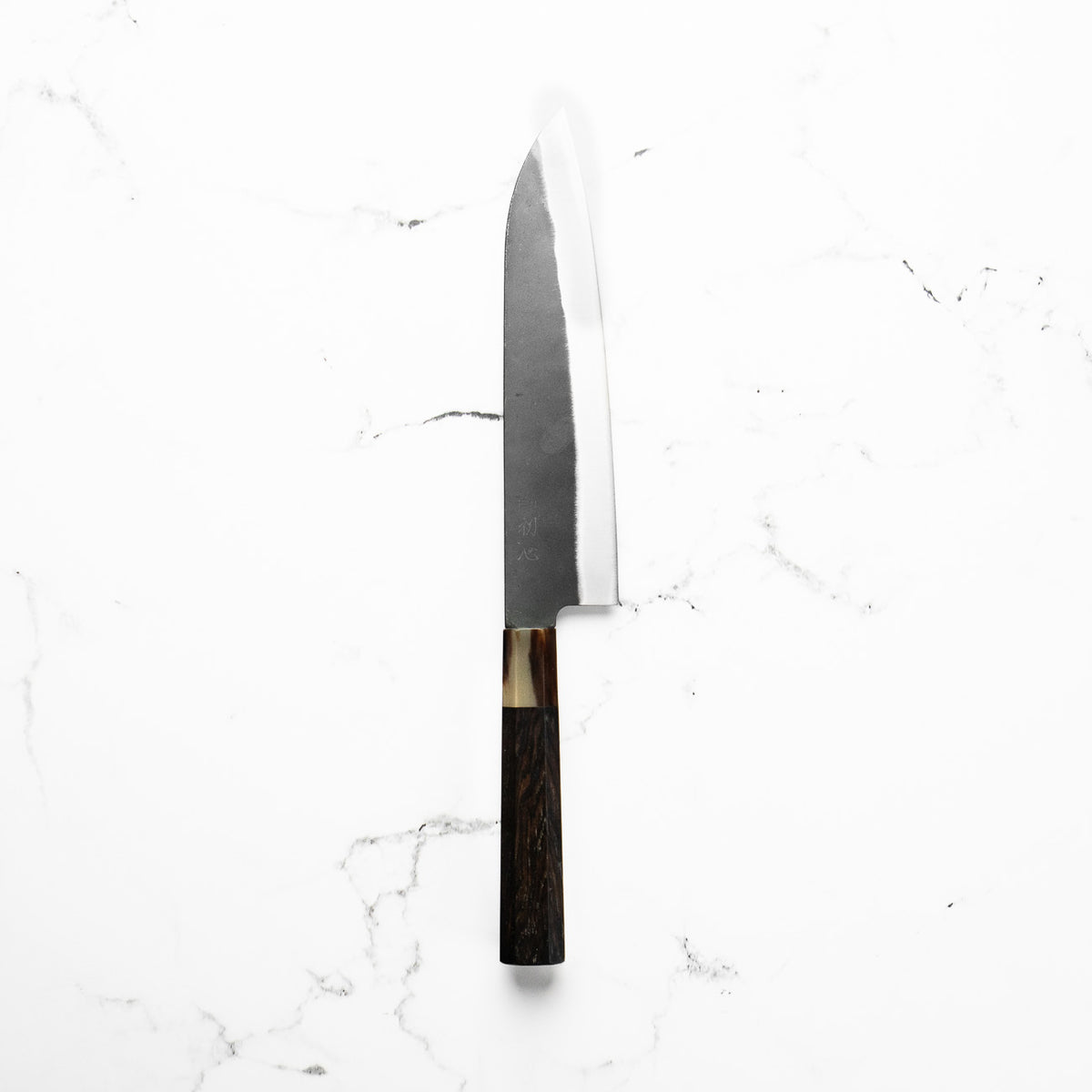 Hatsukokoro Blue 2 Kurouchi Gyuto 210mm - Ebony & Blonde