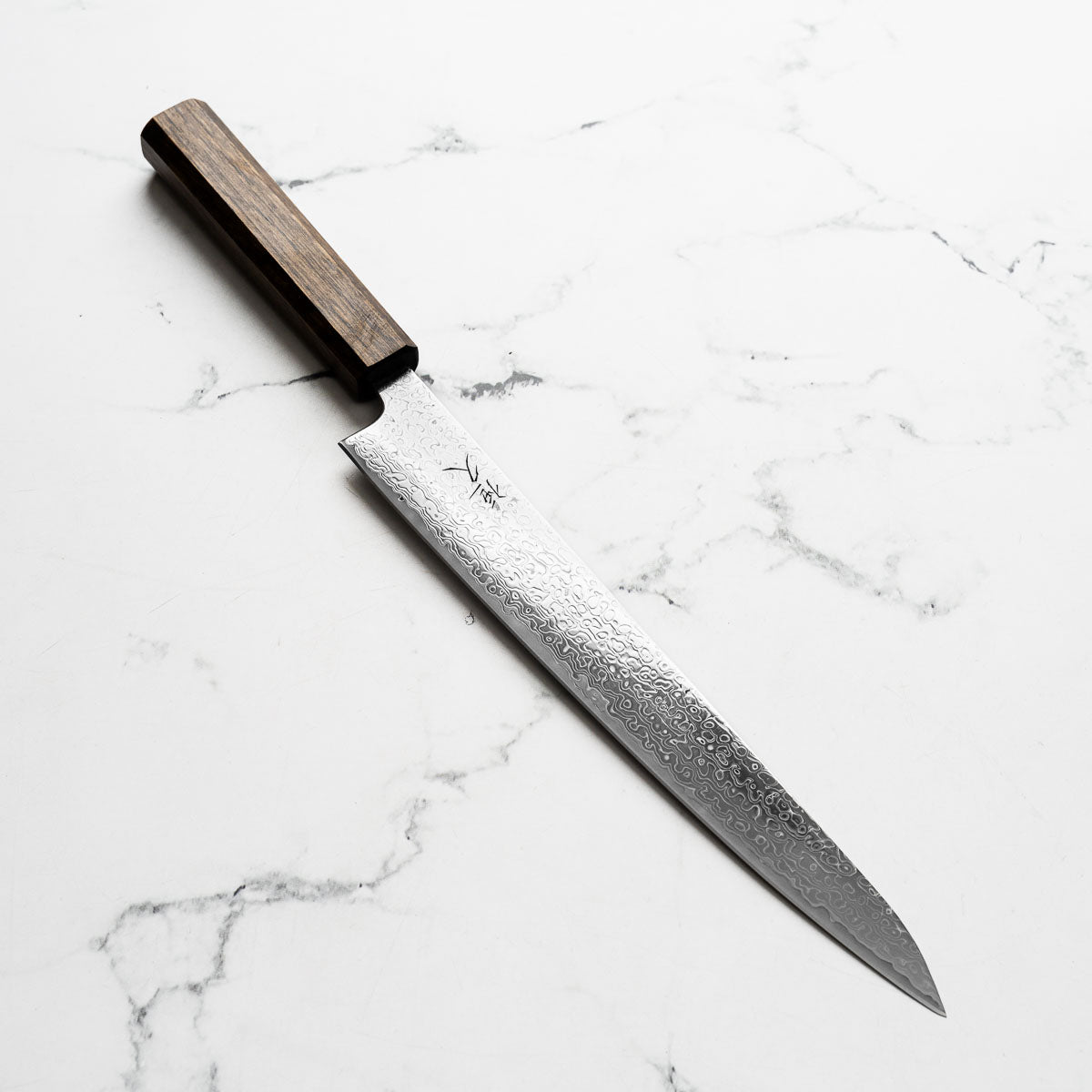 Tsunehisa VG10 Damascus Polished Sujihiki 240mm