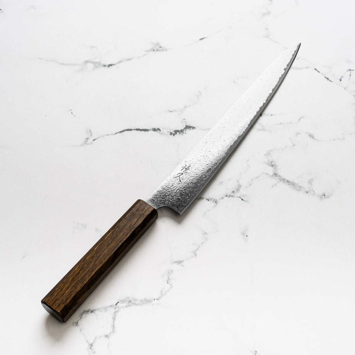 Tsunehisa VG10 Damascus Polished Sujihiki 240mm