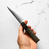 Hatsukokoro Hayabusa SG2 3 Layer Petty 120mm - Dark Maple