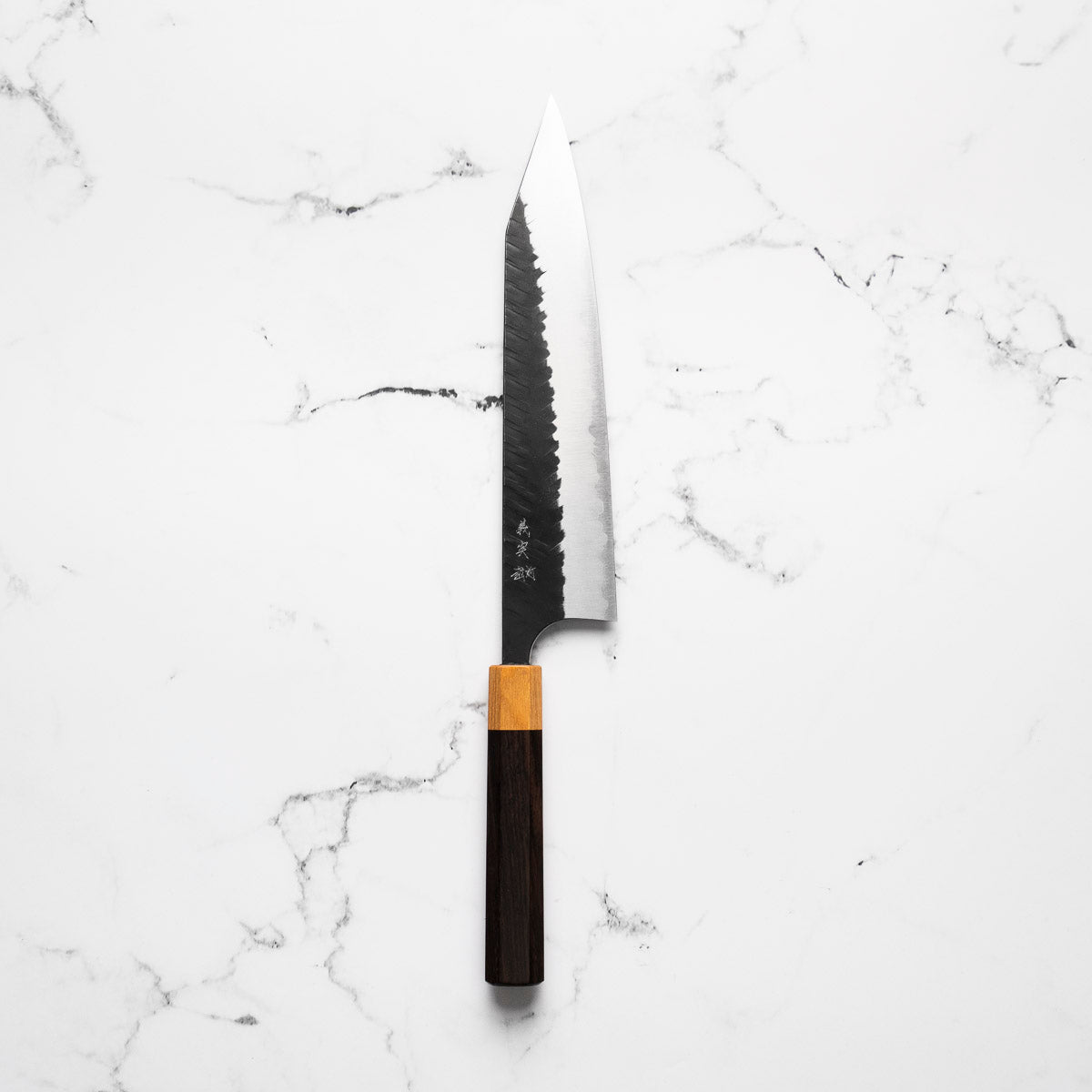 Yoshimi Kato Blue Super Kurouchi V-Tsuchime Kiritsuke 240mm