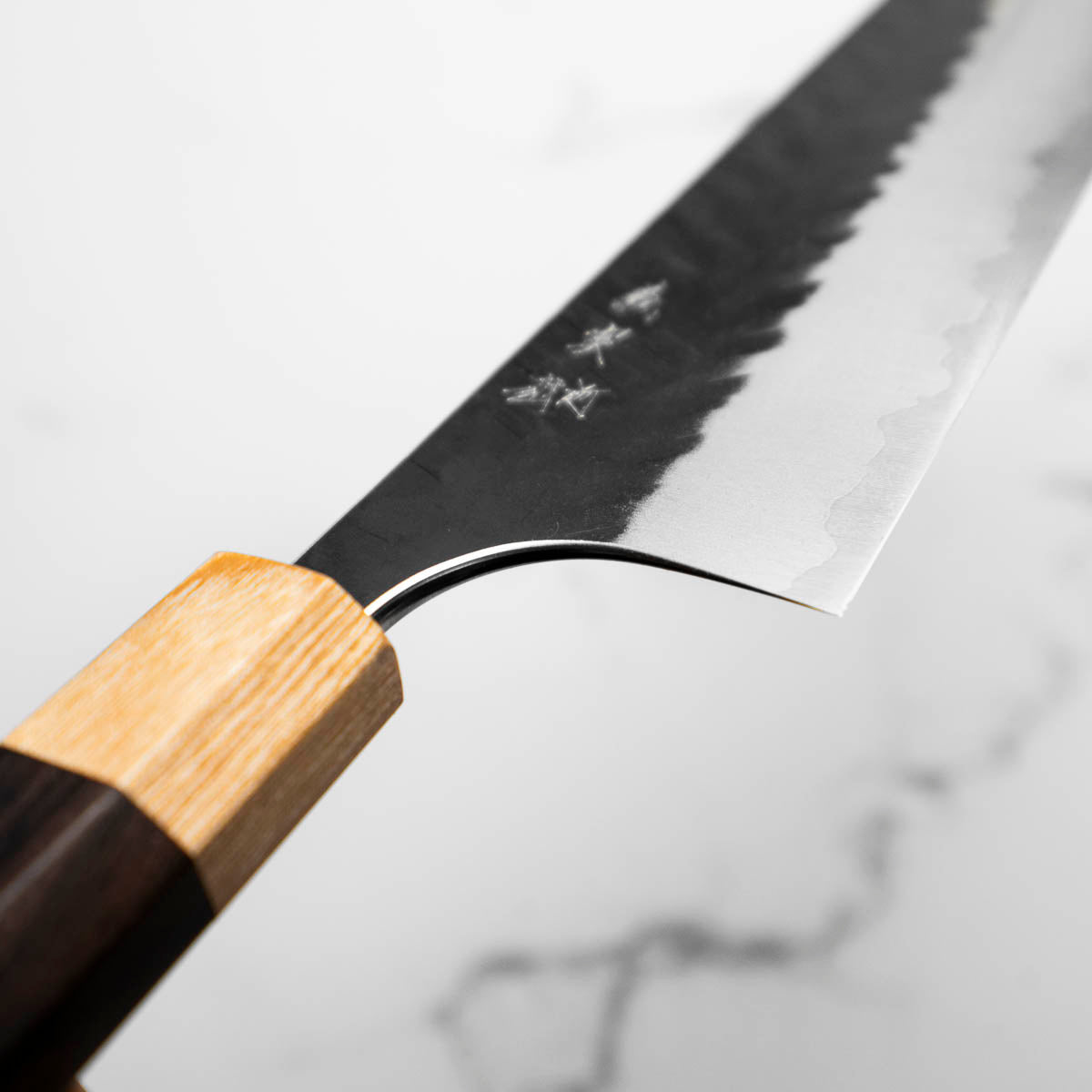 Yoshimi Kato Blue Super Kurouchi V-Tsuchime Kiritsuke 240mm