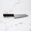 Toshitaka VG10 Damascus Migaki Bunka 180mm - Ebony & Red Spacer