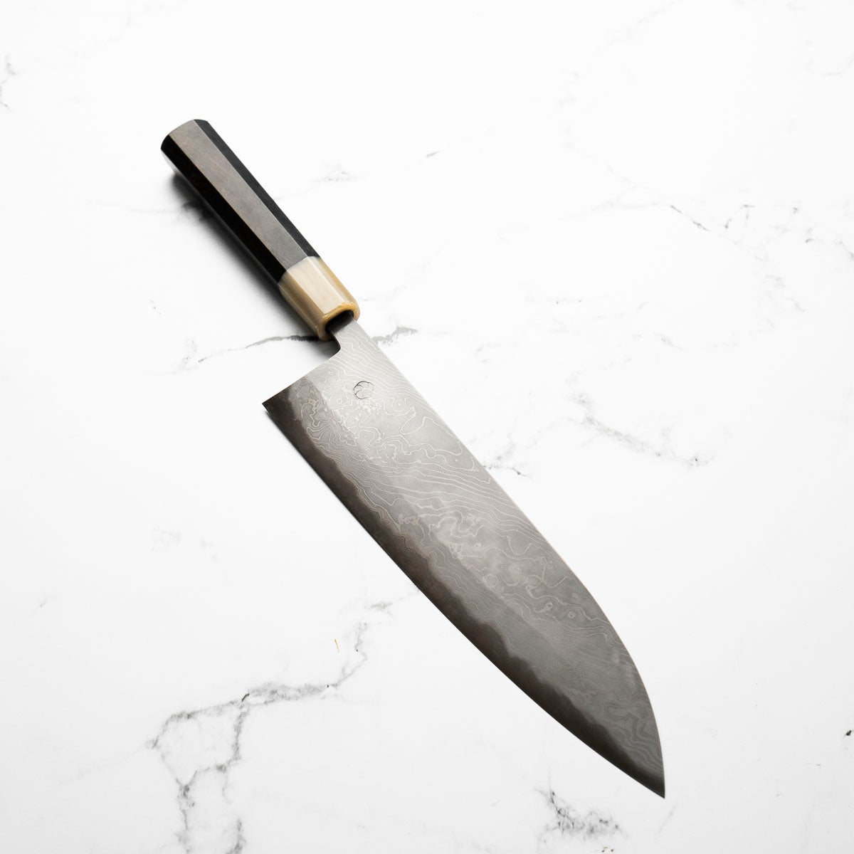 Miyazaki Hineri Blue 2 Damascus Gyuto 240mm