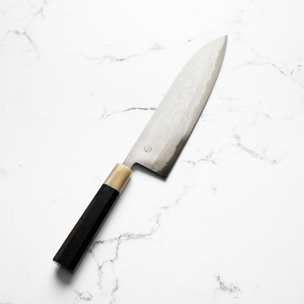 Miyazaki Hineri Blue 2 Damascus Gyuto 240mm