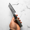 Nigara Hamono SG2 "Raindrop" Damascus Kiritsuke Petty 120mm
