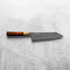 Nigara Hamono "Anmon" SG2 Raindrop Damascus Kiritsuke 210mm - Siamese Rosewood