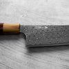 Nigara Hamono "Anmon" SG2 Raindrop Damascus Kiritsuke 210mm - Siamese Rosewood