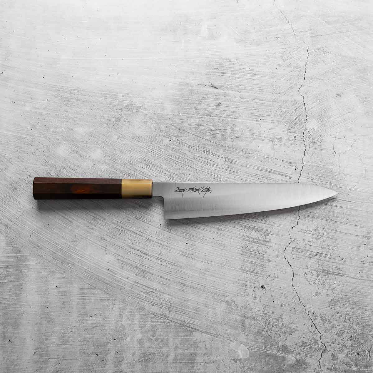 Sakai Kikumori Swedish Stainless Gyuto 210mm - Siamese Rosewood