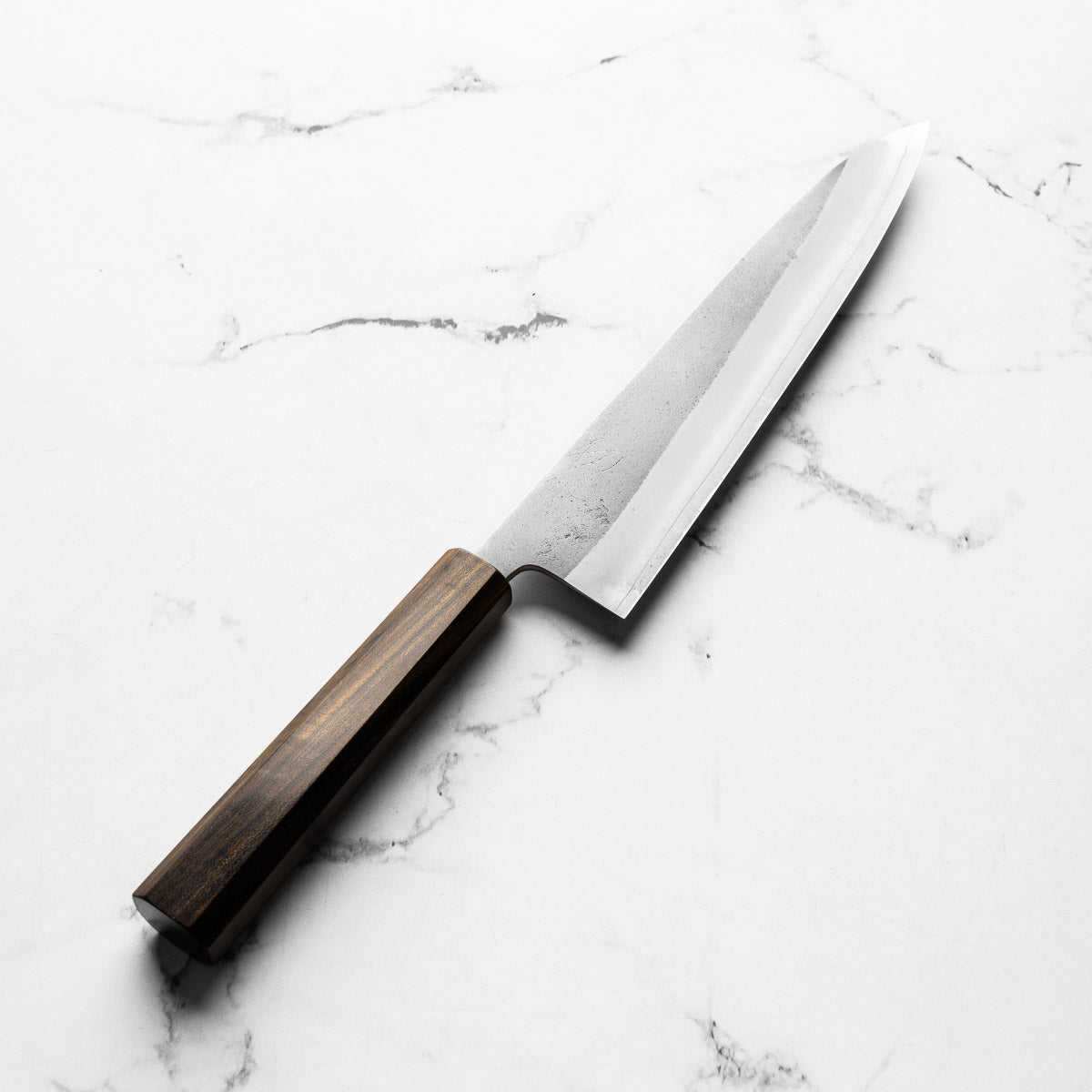 Yoshikane Hamono (Hatsukokoro) SKD Nashiji Stainless Clad Gyuto 210mm - Bubinga