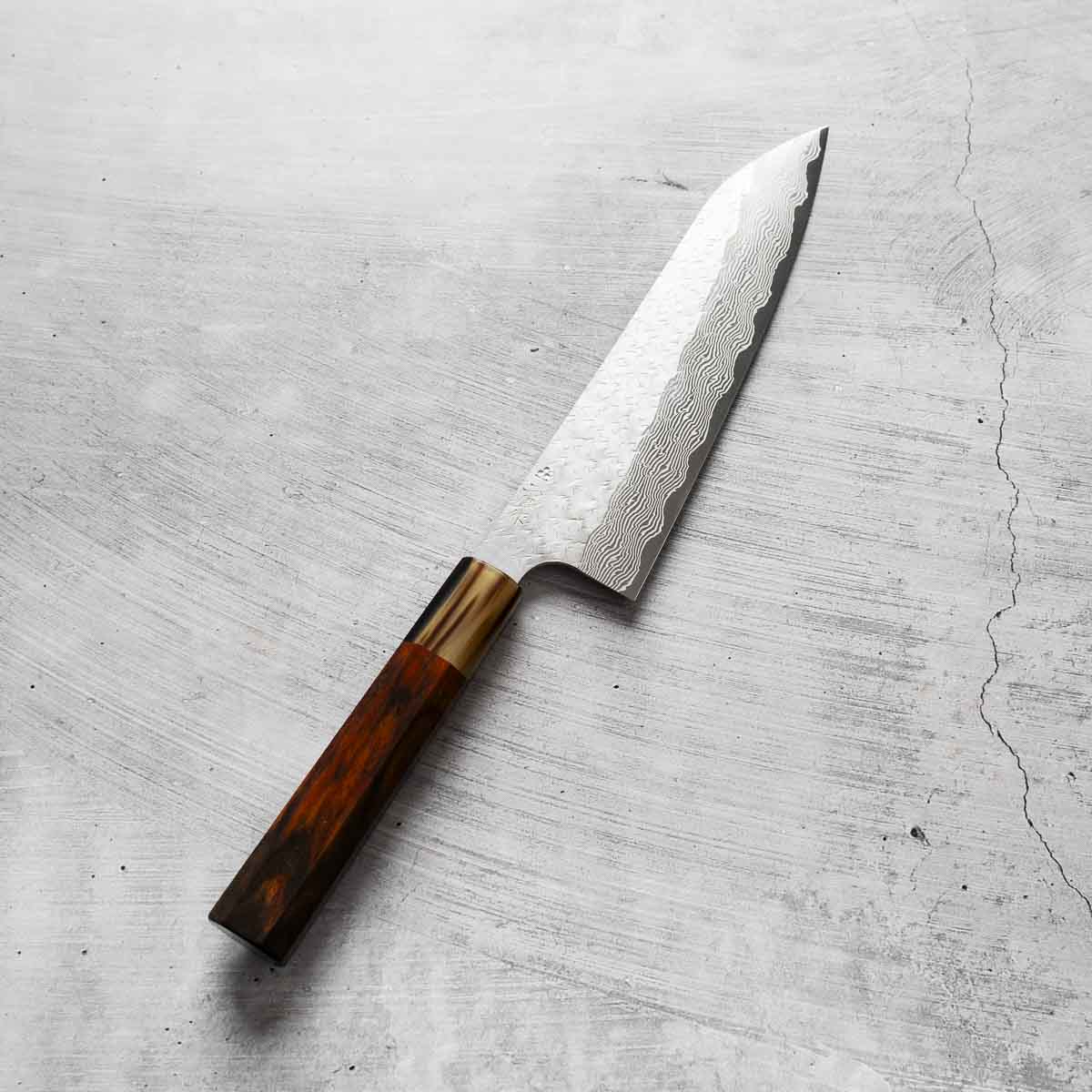 Nigara Hamono SG STRIX Gyuto 210mm - Siamese Rosewood