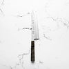 Tsunehisa Ginsan Nashiji Gyuto 210mm - Dark Maple
