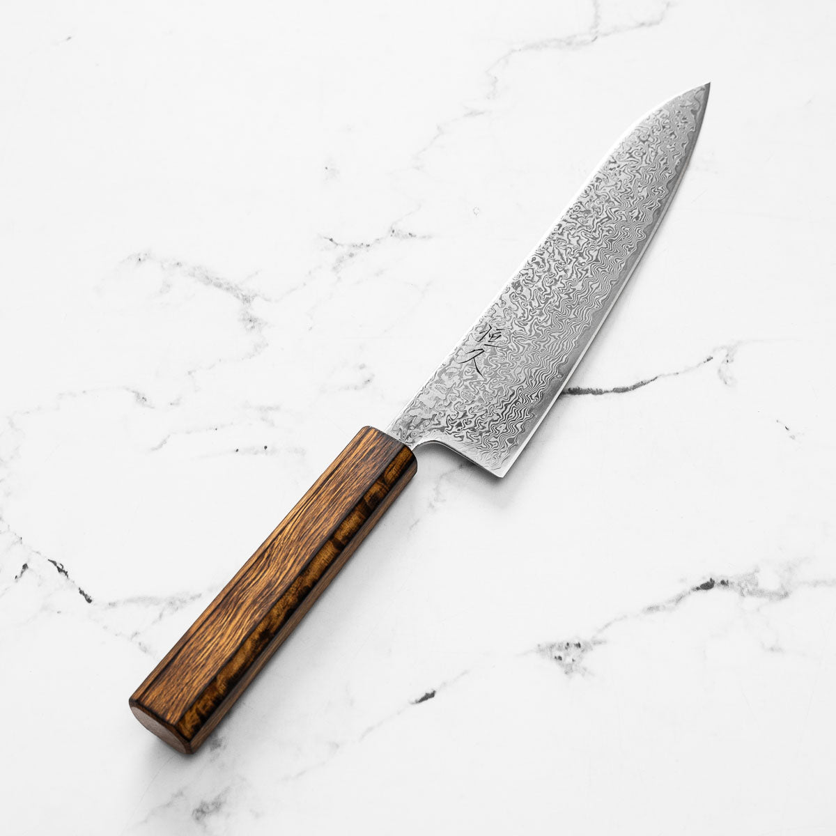 Tsunehisa SRS13 Damascus Gyuto 210mm - Black Oak