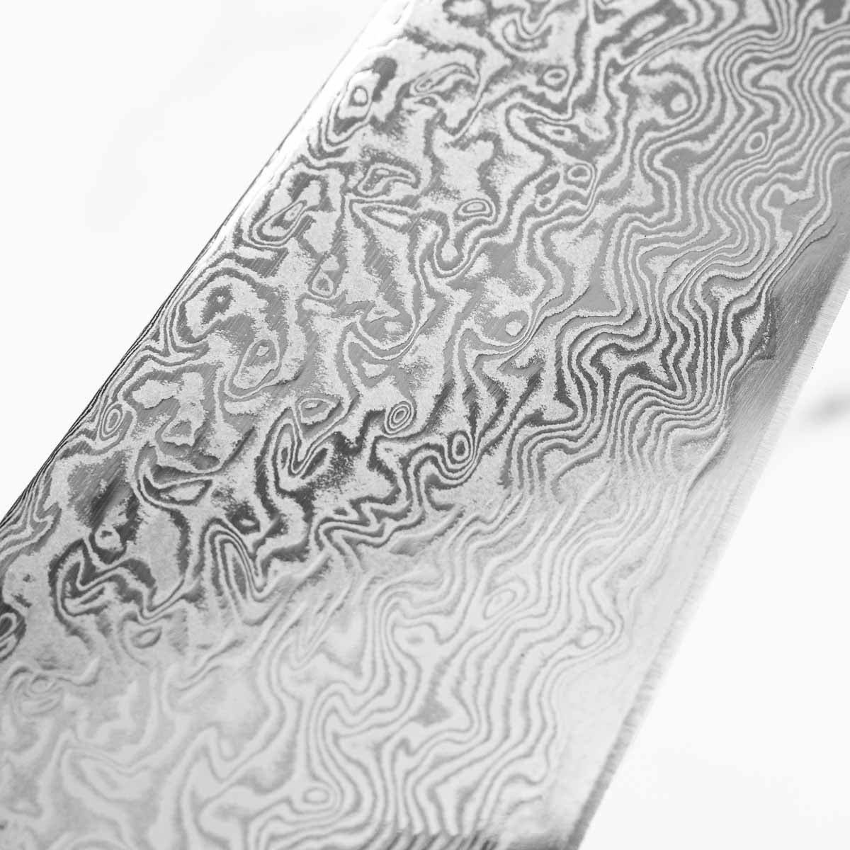 Tsunehisa SRS13 Damascus Gyuto 210mm - Black Oak