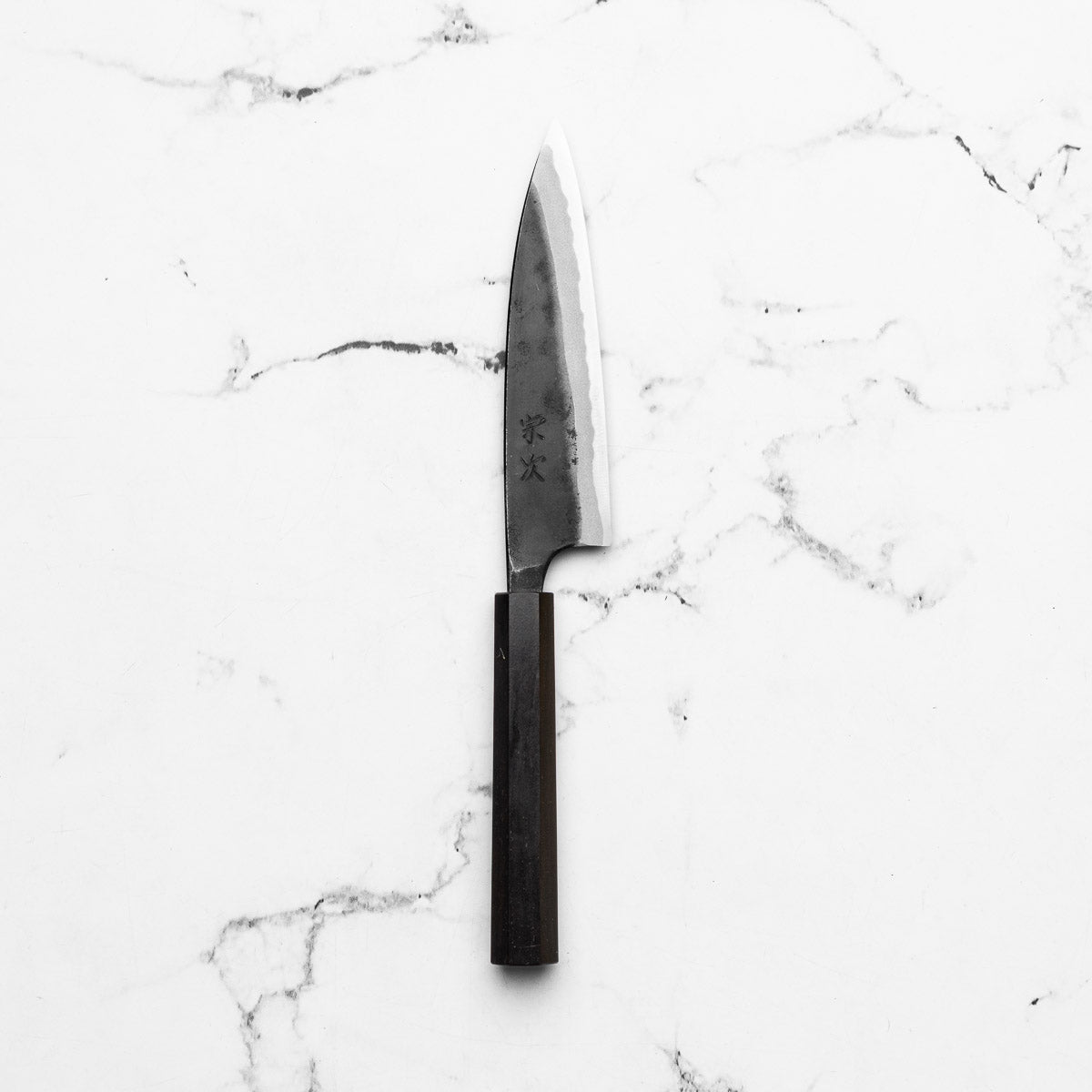 Morihei Munetsugu Blue 2 Kurouchi Petty 135mm