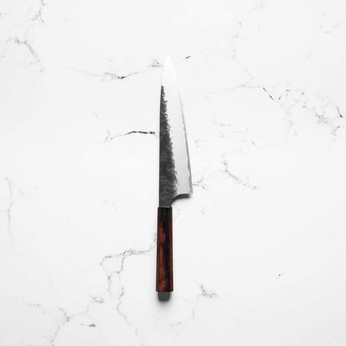 Seido SG2 Kurouchi Nashiji Gyuto 210mm - handle detail