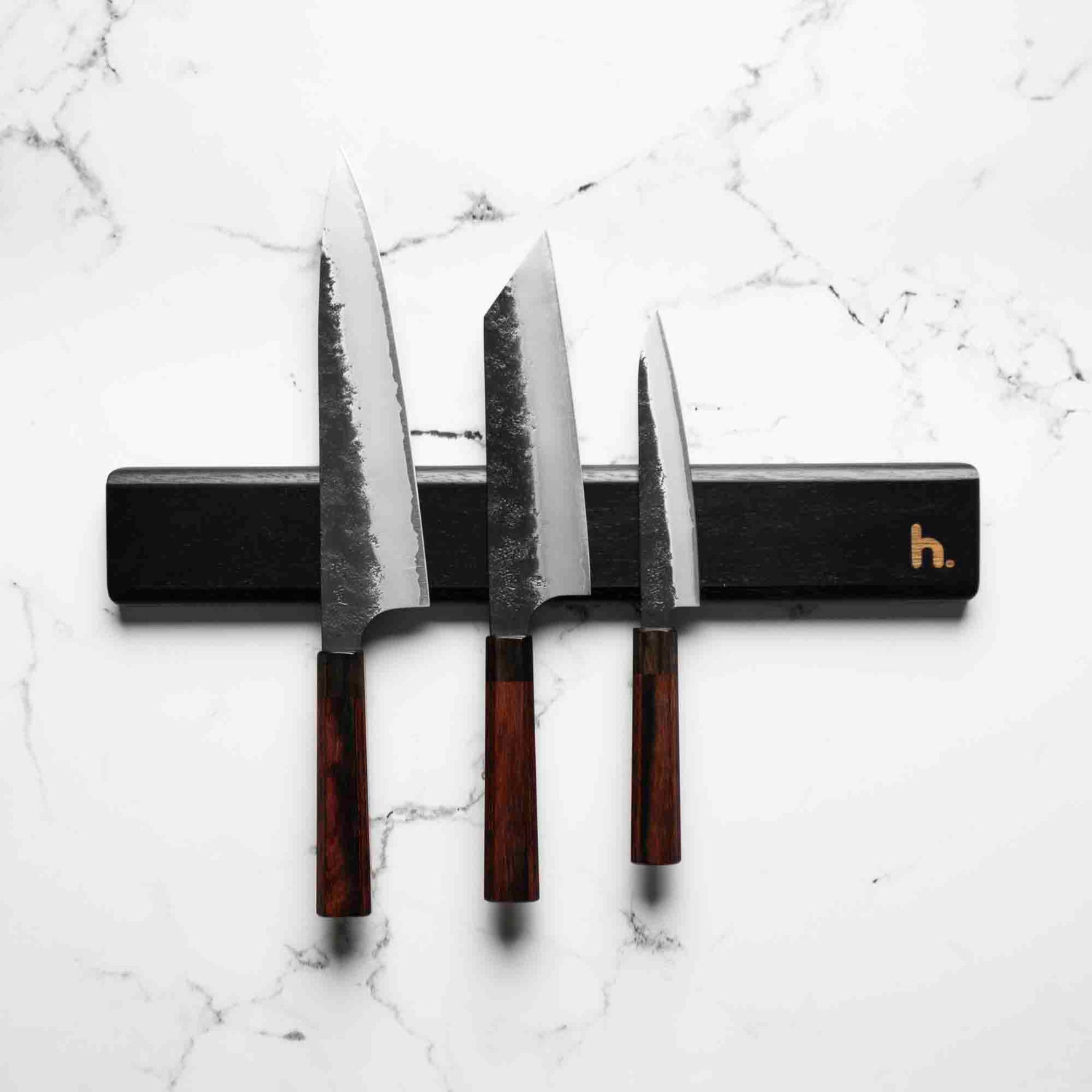 Seido SG2 Kurouchi Nashiji 3 Knife Set - (Preorder - Ships July 18th)