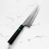 Satoshi Nakagawa Ginsan Tsuchime Gyuto 240mm - Ebony Turquoise