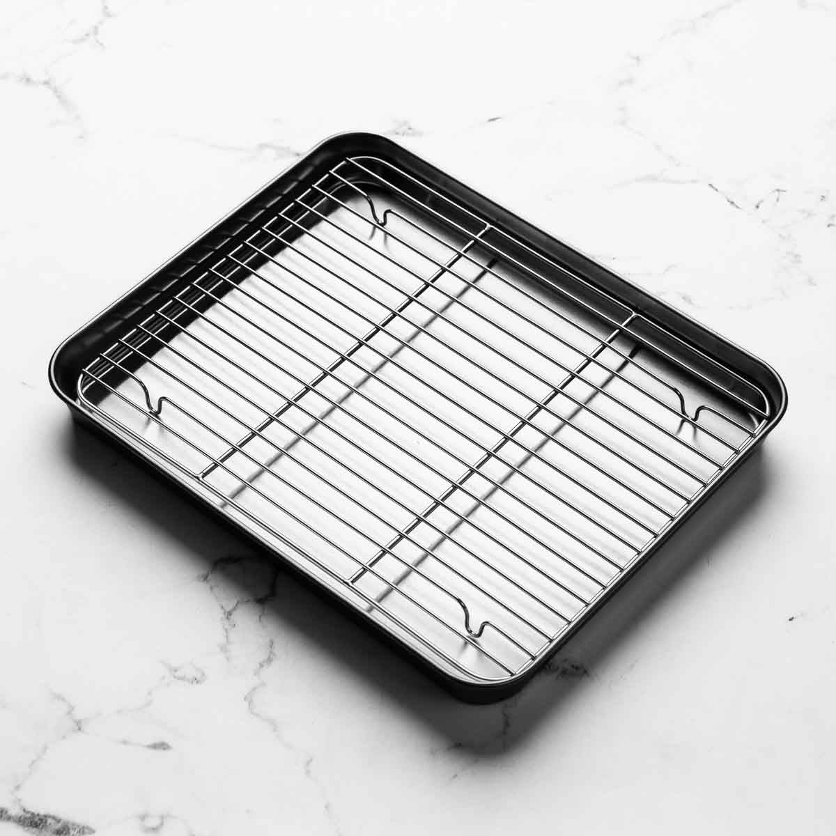 28cm Stainless Drip Tray w/Mesh Grill