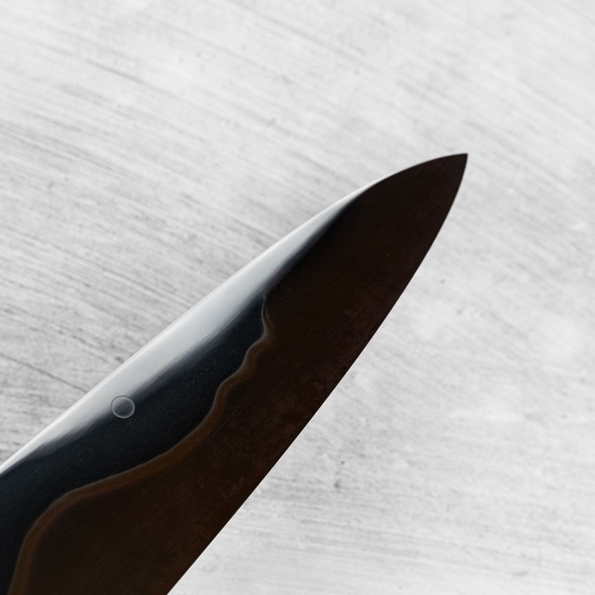 Ikeda Yoshikazu White 1 Honyaki Kachikaeshi Gyuto 240mm - Ebony