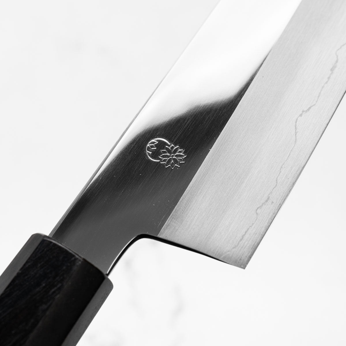 Sakai Kikumori "Choyo" Ginsan Kiritsuke 240mm - Ebony Turquoise