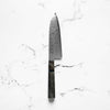 Hatsukokoro Ryuhyo SG2 Damascus Santoku 180mm -  Dark Maple